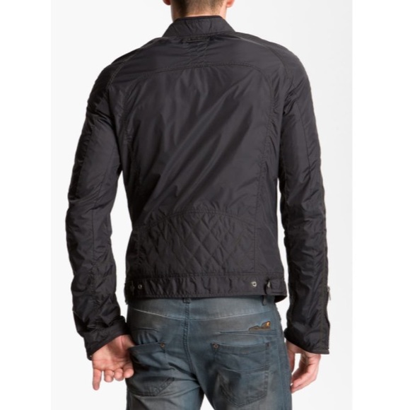 Diesel Jurlo Trim Fit Nylon Moto Jacket 